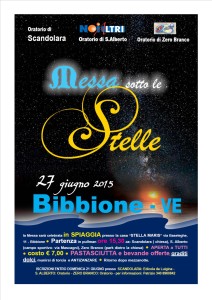 MESSA SOTTO LE STELLE 2015